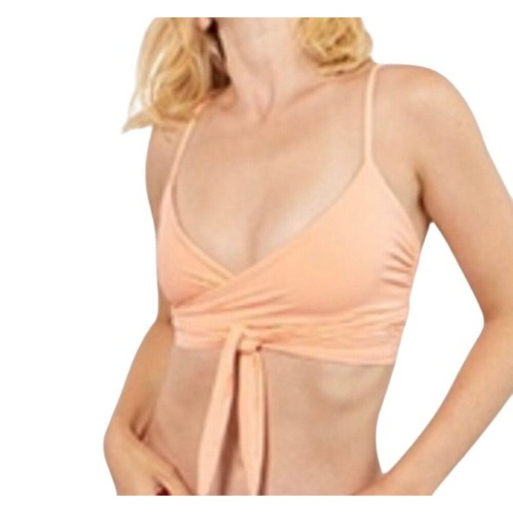 Mara Hoffman Mila Wrap Bikini top Appeal Size D Cup